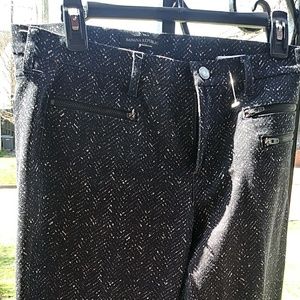Banana Republic Black/white slacks/Jean Never worn